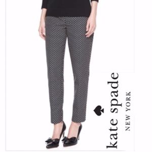 New! KATE SPADE | Margaux Cafe Dot Dress Pants 6